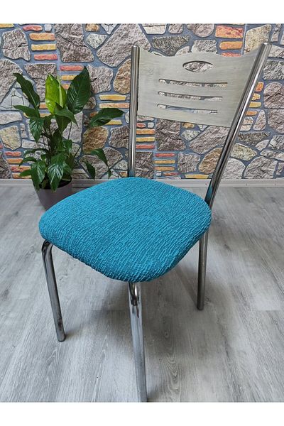 COVER TEKSTİL Iron Chair Cover Seat Jacquard Fabric