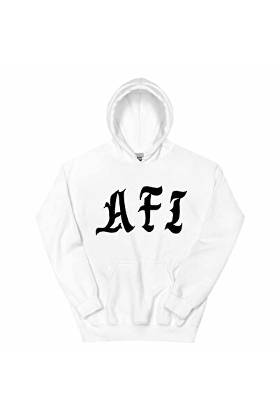 Tarzsokak Hanorac alb unisex A Fire Inside Black Hoodie Faces Ivory AFI Graph...