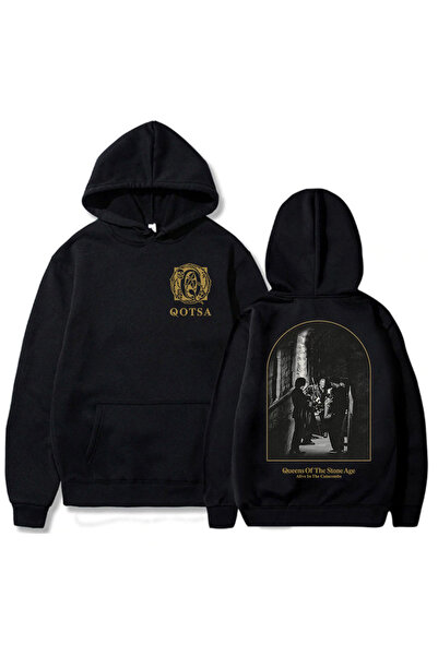 Tarzsokak Hanorace negre unisex QOTSA Live in the Catacombs STONE AGE QUEENS ...