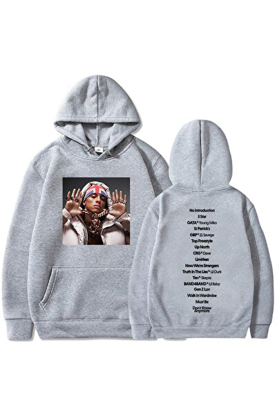 Tarzsokak Hanorace gri unisex WILD WEST Tour 2025 Central Cee CAN'T RUSH GREA...