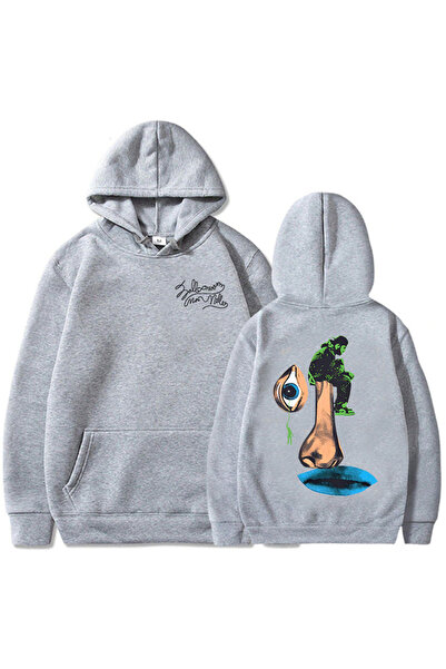 Tarzsokak Hanorace gri unisex cu imprimeu grafic Balloonerism album 2025, cân...