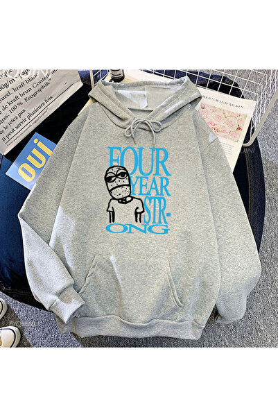 Tarzsokak Сив унисекс Четиригодишен тур на музикална група забавен карикатуре...