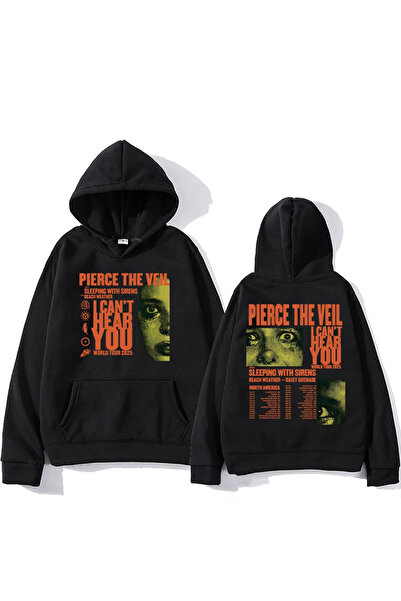 Tarzsokak Hanorace negre unisex Streetwear Pierce The Veil Rock Band I Can't ...