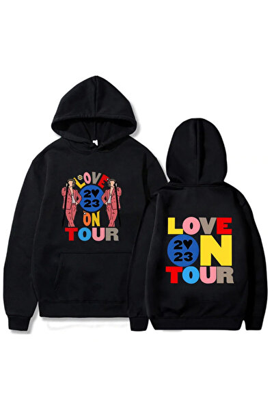 Tarzsokak Black Unisex On the Tour Harrys house of love Hoody Vintage R&B Har...