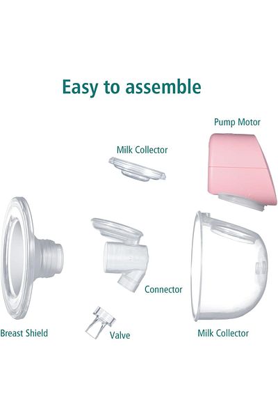 COOYA Wearable Electric Breast Pump ，Adjustable 2 Modes， Silent Motor & Leak Proof ，Design for Use at Home