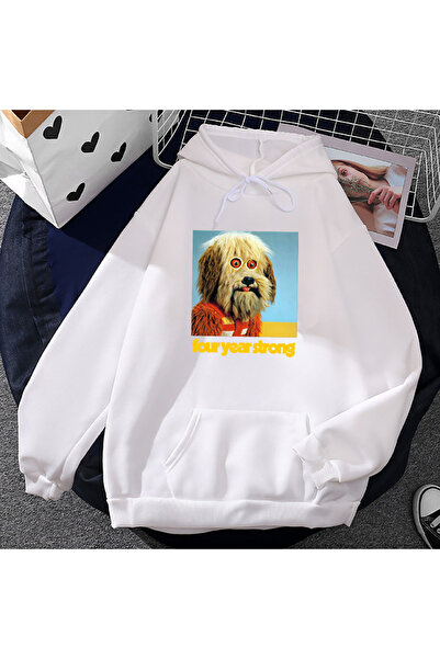 Tarzsokak Alb, unisex, cu imprimeu de câine din desene animate, patru ani, pu...