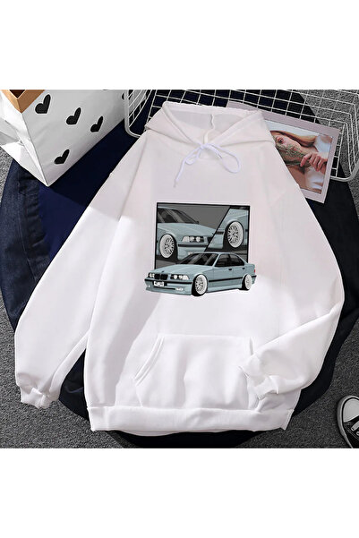 Tarzsokak Îmbrăcăminte albă unisex cu imprimeu auto, grafică, îmbrăcăminte de...