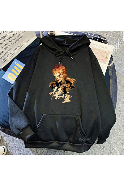 Tarzsokak Îmbrăcăminte neagră unisex de stradă, haine grafice pentru jocul Bl...