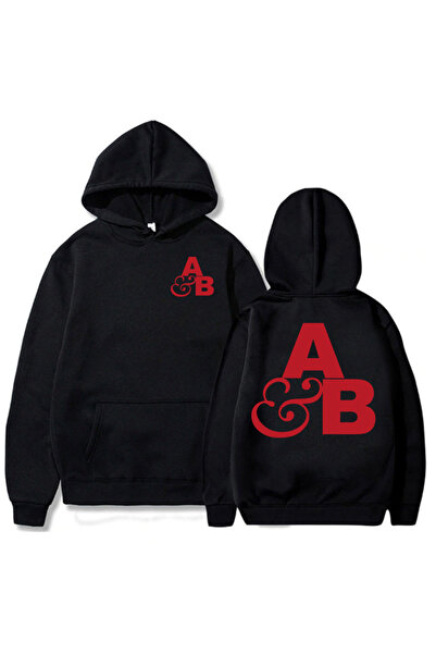 Tarzsokak هودي أسود للجنسين من أبوف آند بيوند Us i