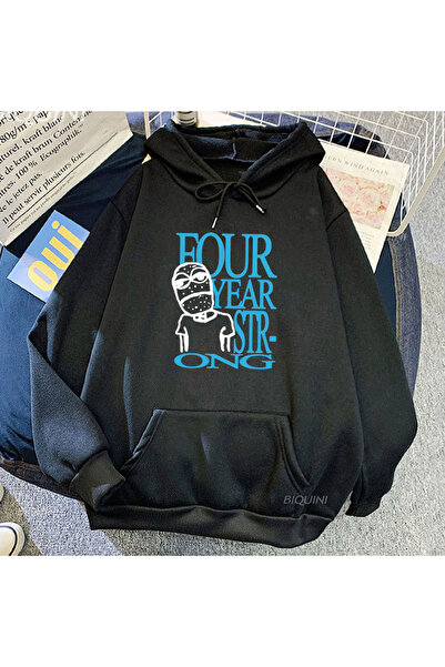 Tarzsokak Черно унисекс Четиригодишно турне на музикална група забавен карика...