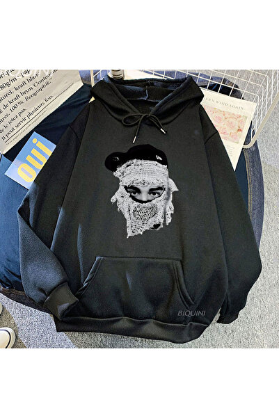 Tarzsokak Rapper unisex negru Yeat 2093 hanorac confortabil Harajuku heavy me...