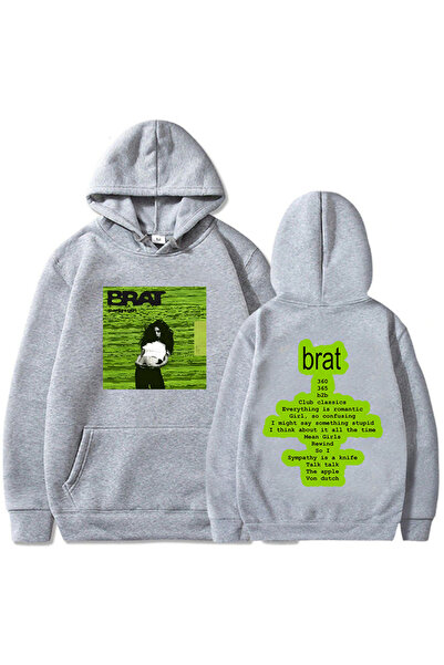 Tarzsokak Сірий унісекс-альбом Brat для шанувальників поп-співачки Charli XCX...