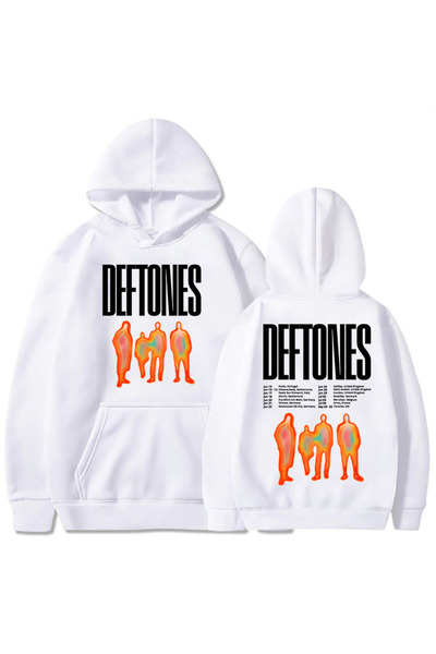 Tarzsokak Bela unisex Deftones 2025 turneja, muška odjeća sa kapuljačom, dugi...
