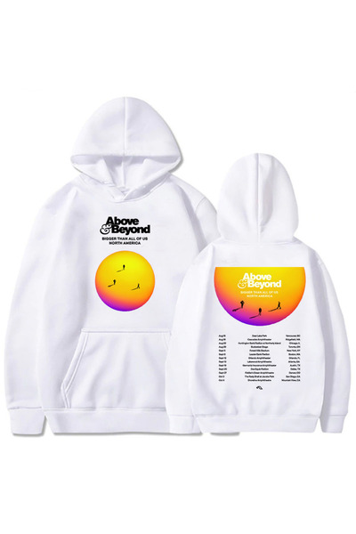 Tarzsokak Hanorac alb unisex de la Above & Beyond Us