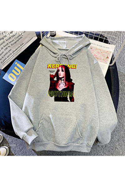 Tarzsokak Siva unisex ulična odjeća MOTHICA poljubac smrt Hip Hop ležerna Hea...