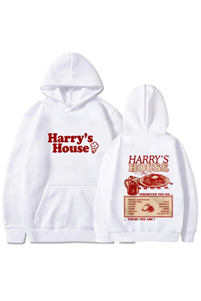 Tarzsokak هوديي هاري هاوس لوف أون تور باللون الأبيض للجنسين، هوديي خريفي جميل...