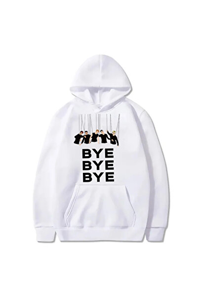 Tarzsokak Hanorac alb unisex cu grafică în stil vintage anii '90