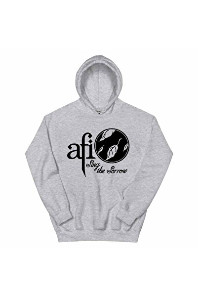 Tarzsokak Hanorace gri unisex SING THE SORROW AFI Band Grunge Modaek cu glugă Gr