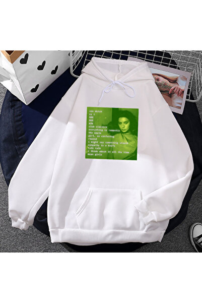 Tarzsokak Білий унісекс чоловічий одяг Brat Pop музичний виконавець Charli XC...