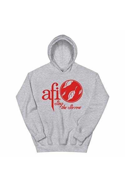 Tarzsokak Hanorace gri unisex SING THE SORROW AFI Band Grunge Modaek cu glugă Gr