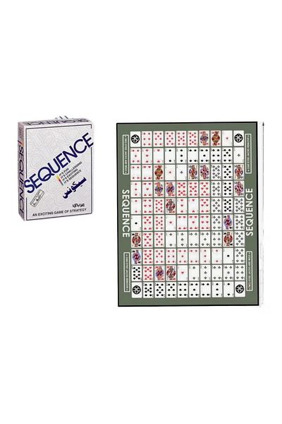 rexa Family Game Sequence Strategy – Foldable Board & Card Game for All Ages