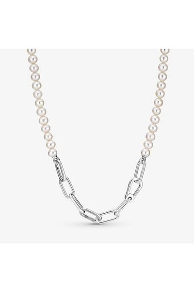 Pandora Colier Cu Perle De Cultura De Apa Dulce Tratata Me - Argint 925 - 45cm
