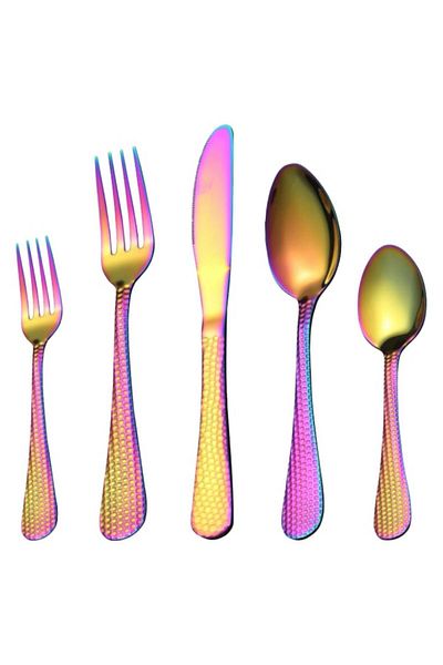 OEM Set 2 x 30 Pieces Stainless Steel Cutlery Grunberg, Rainbow