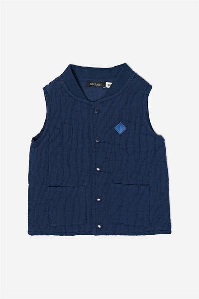 GB Baby Baby Boy Navy Blue Vest