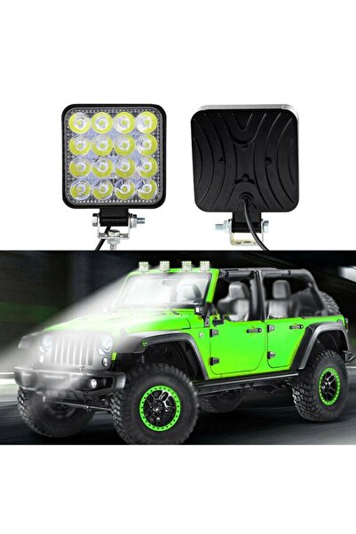 MasterLED Spot auto LED offroad 48W, 16 LED-uri halogen, 10-30V, carcasă din ...