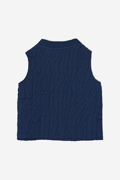GB Baby Baby Boy Navy Blue Vest