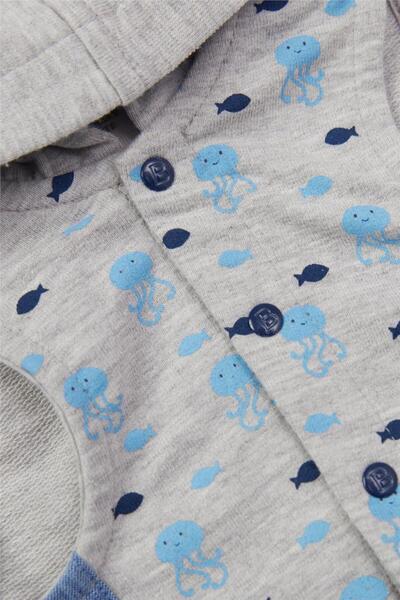Layette Baby Boy Patterned Vest