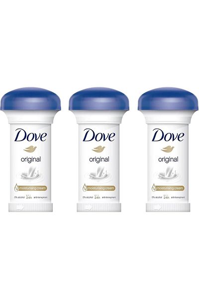 Dove 3 X Deodorant Moisturizing Cream Original 50ml