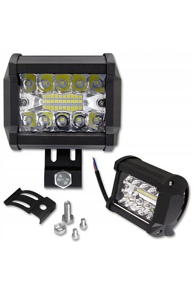MasterLED Proiector LED EPISTAR 60W, mașină offroad, 10-30V DC, unghi de 60 de grade, IP67, carcasă din aluminiu, 4800lm