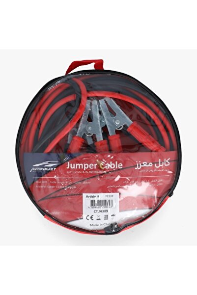 AUTOSMART 4-Gauge Copper Clad Aluminum Booster Cable – Multicolor Heavy-Duty ...