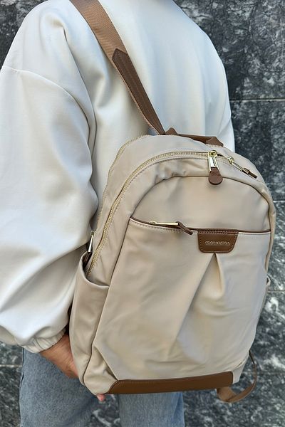 Just Polo Imported Washable Leather Backpack and School Bag