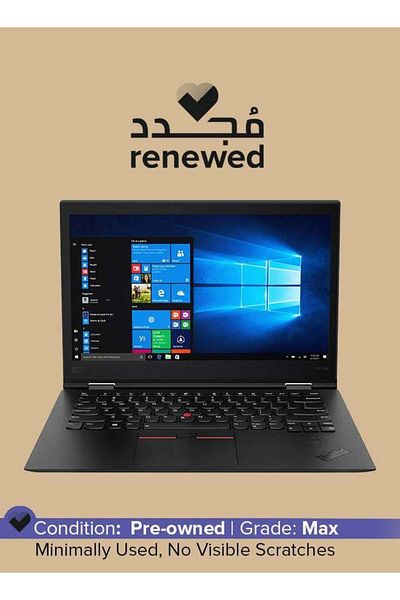 LENOVO Pre-Owned ThinkPad X1 Yoga G1 14-inch Intel Core i5 8th Gen 8 GB 256 GB Black Windows