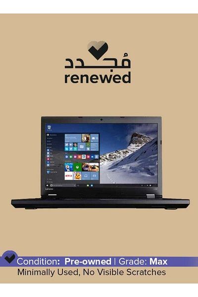 LENOVO جهاز ThinkPad L470 2017 مستعمل، 14 بوصة، Intel Core i5 من الجيل السادس، 8 جيجابايت، 512 جيجابايت، أسود، يعمل بنظام Windows