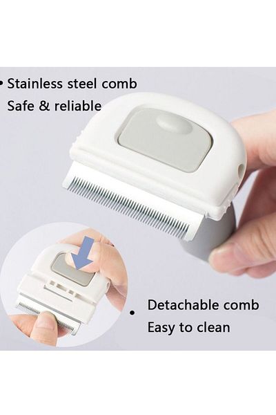 COOYA Pet Cat Cleaning Comb,for Removing Tangled and Loose Hair,Blue
