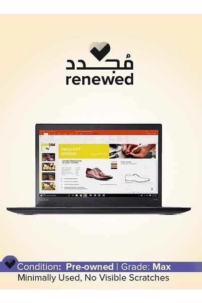 LENOVO Pre-Owned Thinkpad T470s 14-inch Intel Core i7 7th Gen 16 GB 512 GB Black Windows