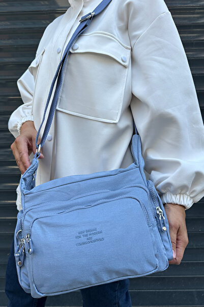 Just Polo Imported Clinker Fabric Unisex Shoulder Bag