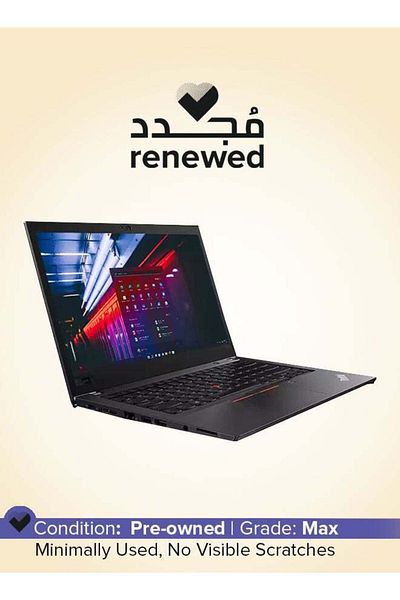 LENOVO Pre-Owned Thinkpad T480s 2020 14-inch Intel Core i7 8th Gen 16 GB 256 GB Black Windows