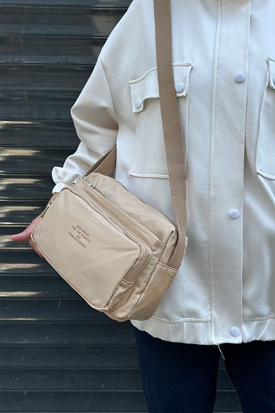 Just Polo Imported Clinker Fabric Unisex Shoulder Bag