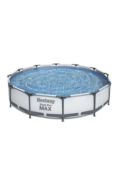 BESTWAY مجموعة حمام سباحة بإطار فولاذي احترافي 366 × 76 سم