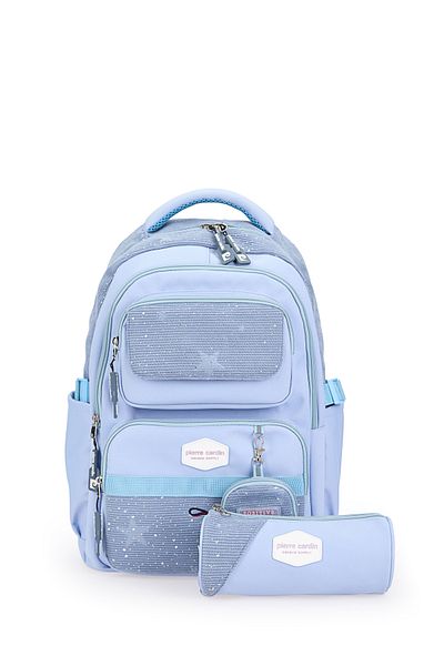 Pierre Cardin Унисекс комплект ученически чанти Pcset07pc282400-син