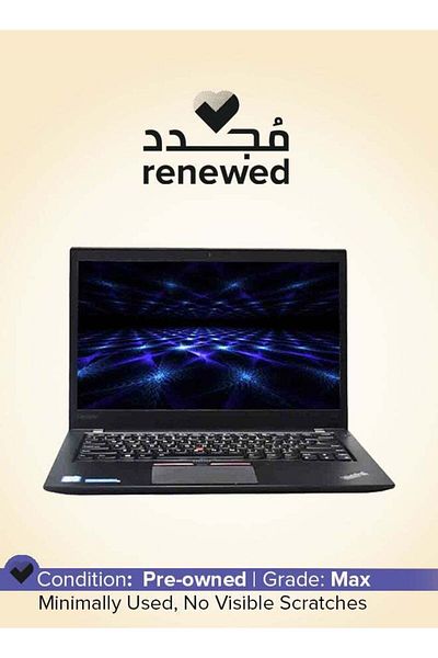 LENOVO Pre-Owned Thinkpad T460s 14-inch Intel Core i5 6th Gen 8 GB 256 GB Black Windows