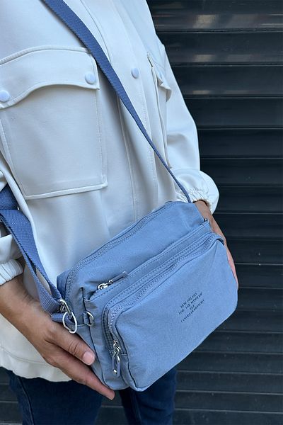 Just Polo Imported Clinker Fabric Unisex Shoulder Bag