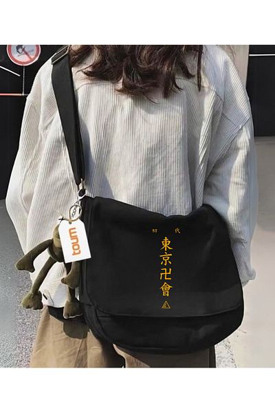 Toum Anime Tokyo Revengers Printed Unisex Postman School Bag
