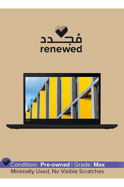 LENOVO جهاز Thinkpad T490 مستعمل بشاشة 14 بوصة ومعالج Intel Core i7 من الجيل الثامن وذاكرة 8 جيجابايت وذاكرة 512 جيجابايت، أسود اللون، يعمل بنظام Windows