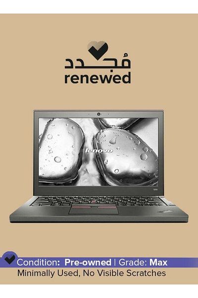 LENOVO Pre-Owned ThinkPad X250 2015 12.5-inch Intel Core i7 5th Gen 8 GB 256 GB Black Windows