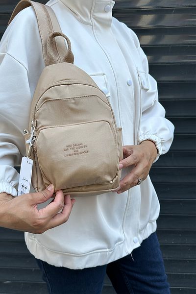 Just Polo Imported Clinker Fabric Unisex Backpack and Chest Bag